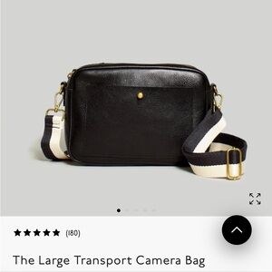 Black Leather Camera Bag